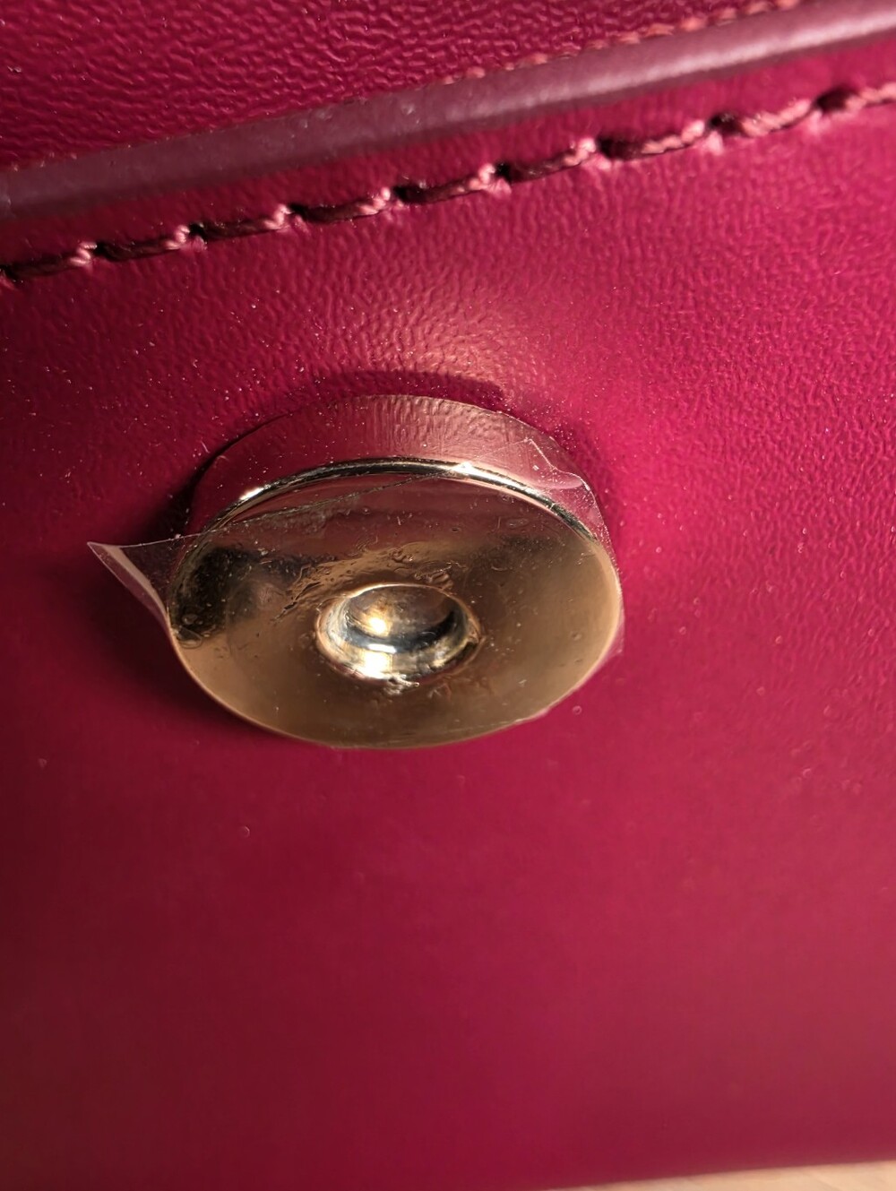 Furla Lady M Red Leather Crossbody Bag (Retail $350) NWT! - Picture 13 of 15